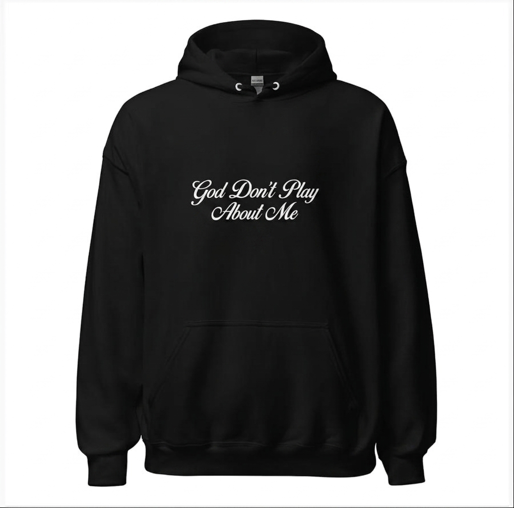 God Don’t Play Hoodie-White (3 colors)