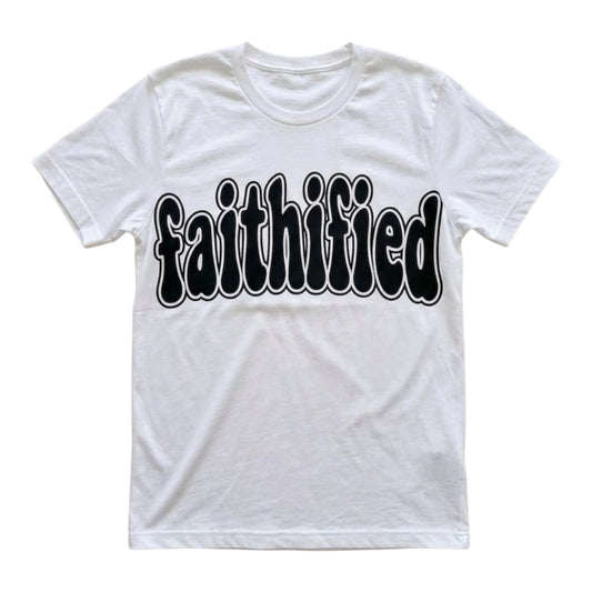 Faithfied Tee -White