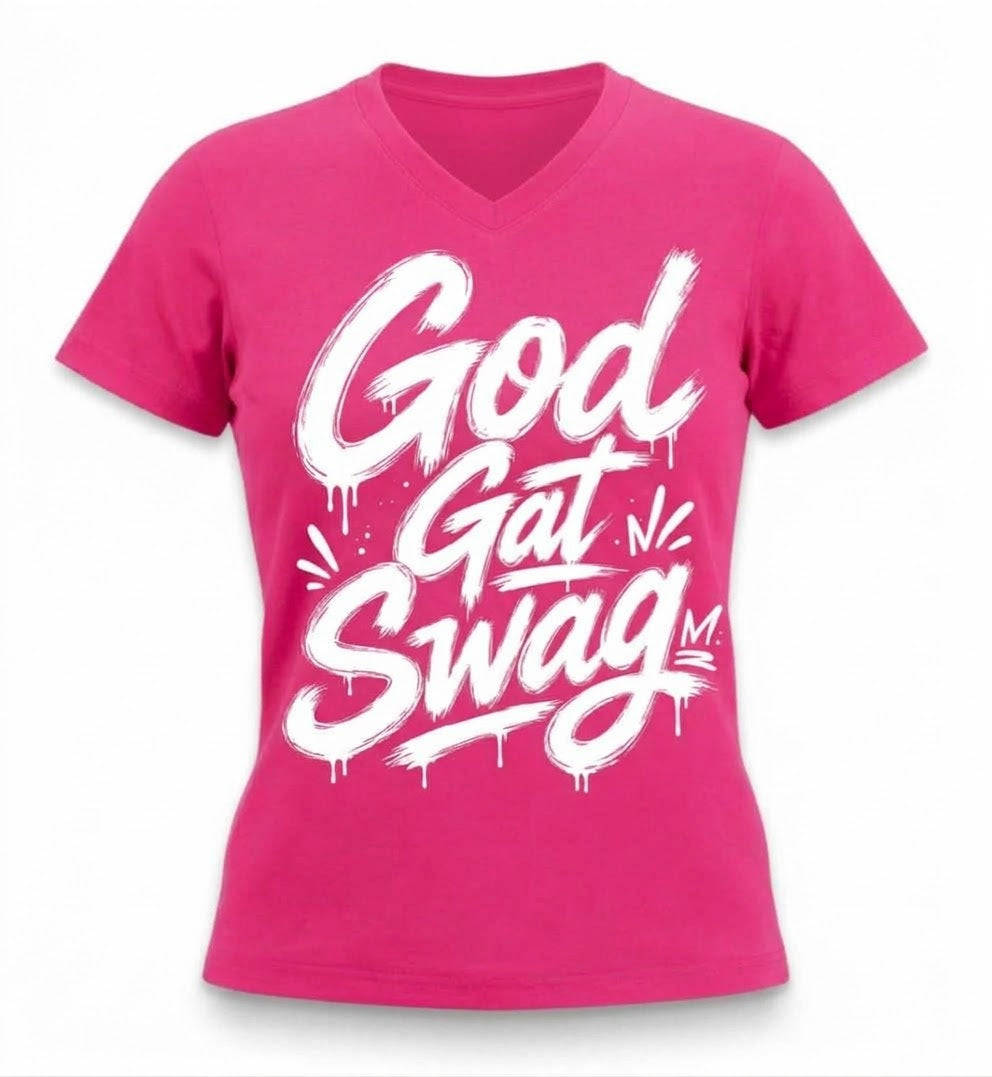God Gat Swag Tee - Pink