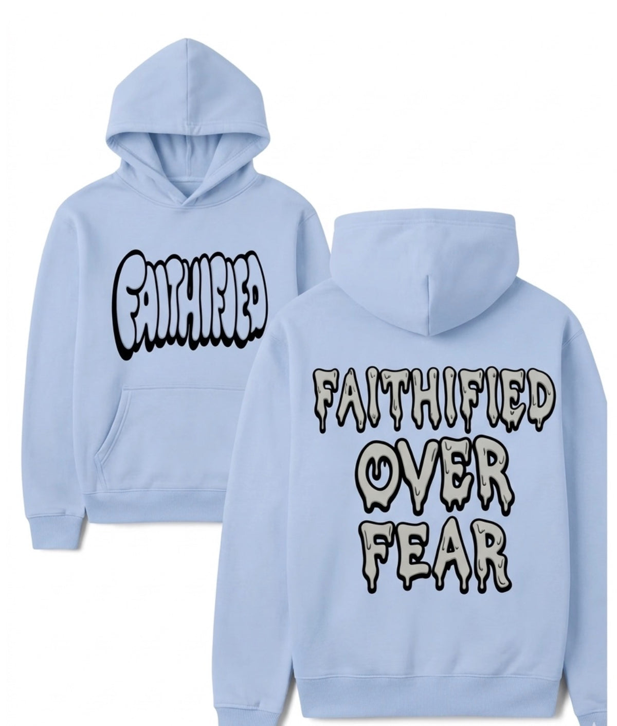 Faithified Hoodie - Blue