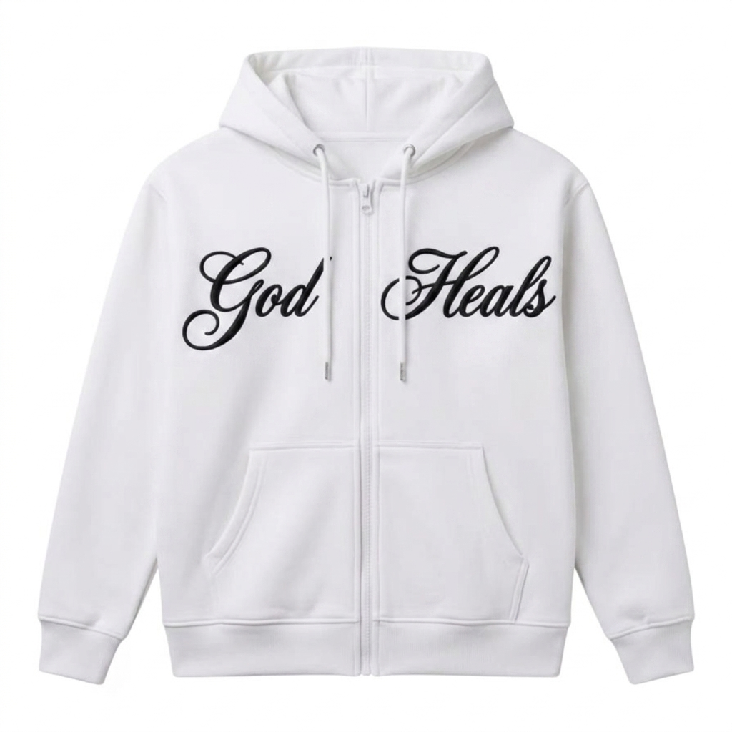 God Heals Hoodie-Gold & Black (5 colors)